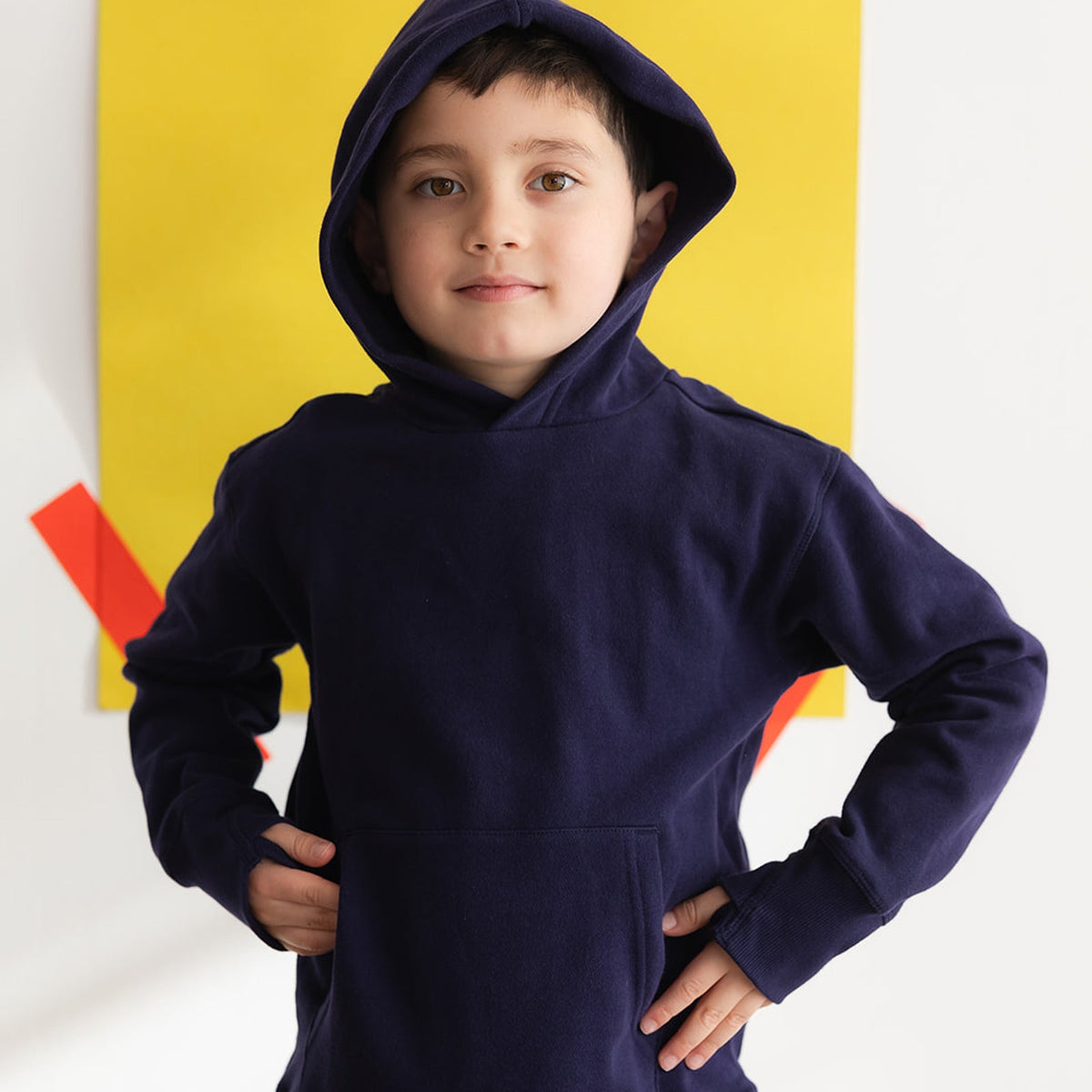 Kids Organic Cotton Pullover Hoodie1HV001 - Unisex_Pull Over HoodieRockets of Awesome