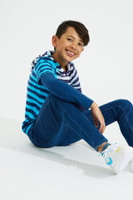 Striped Double Up Hoodie - FINAL SALETOPSRockets of Awesome