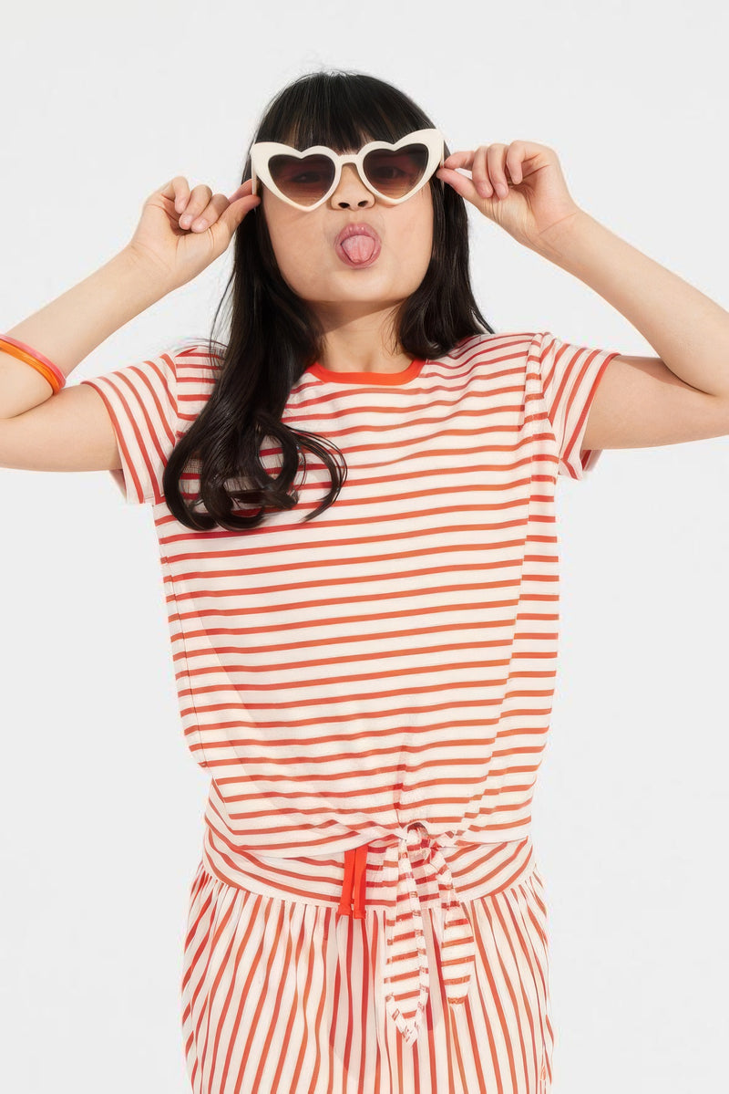 Cabana Stripe Tie Top
