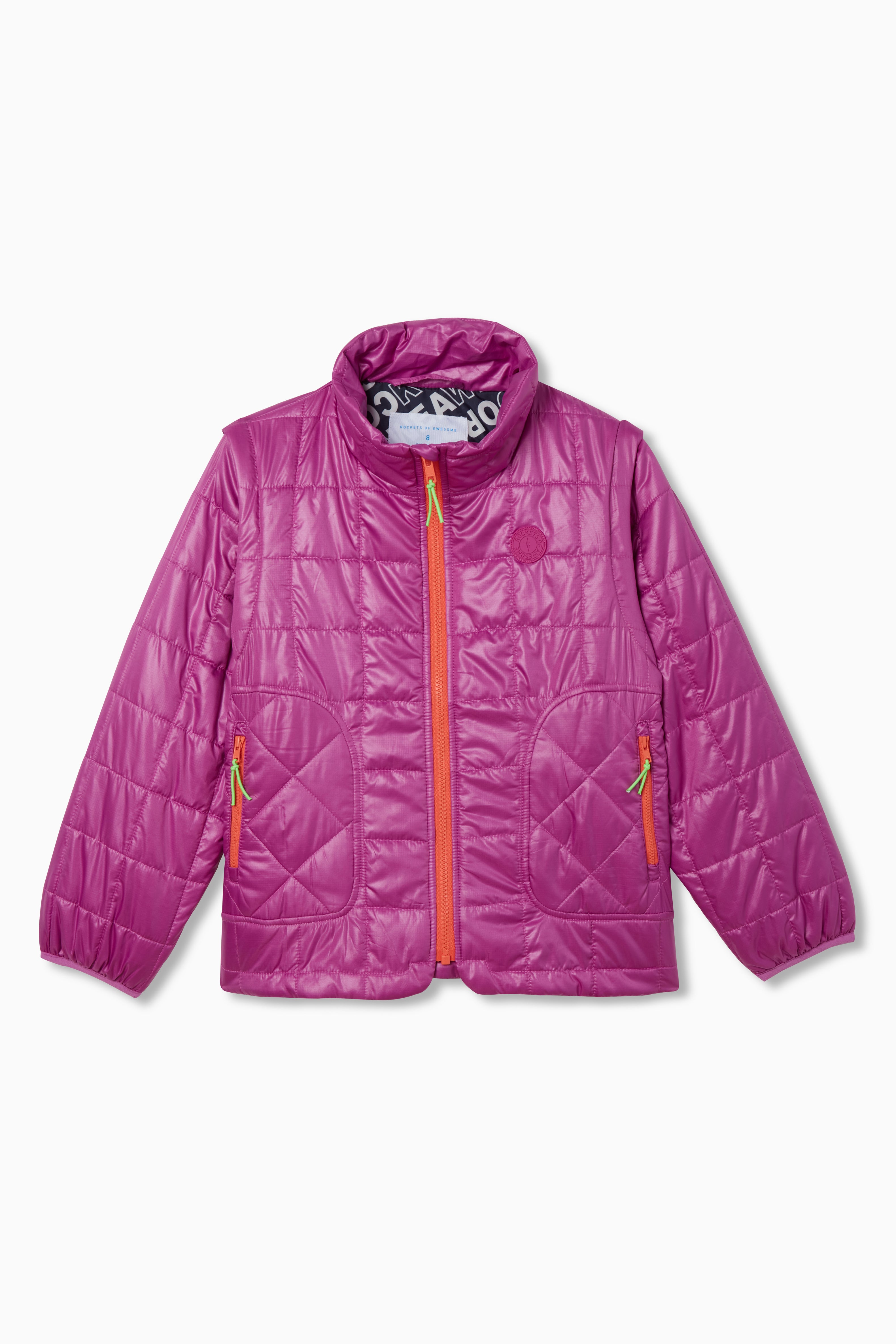 Transformable Puffer Jacket-