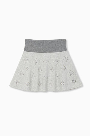 Amazon.com: Women's Skater Skirt with Built in Shorts Heather Gray Small :  Sports & Outdoors