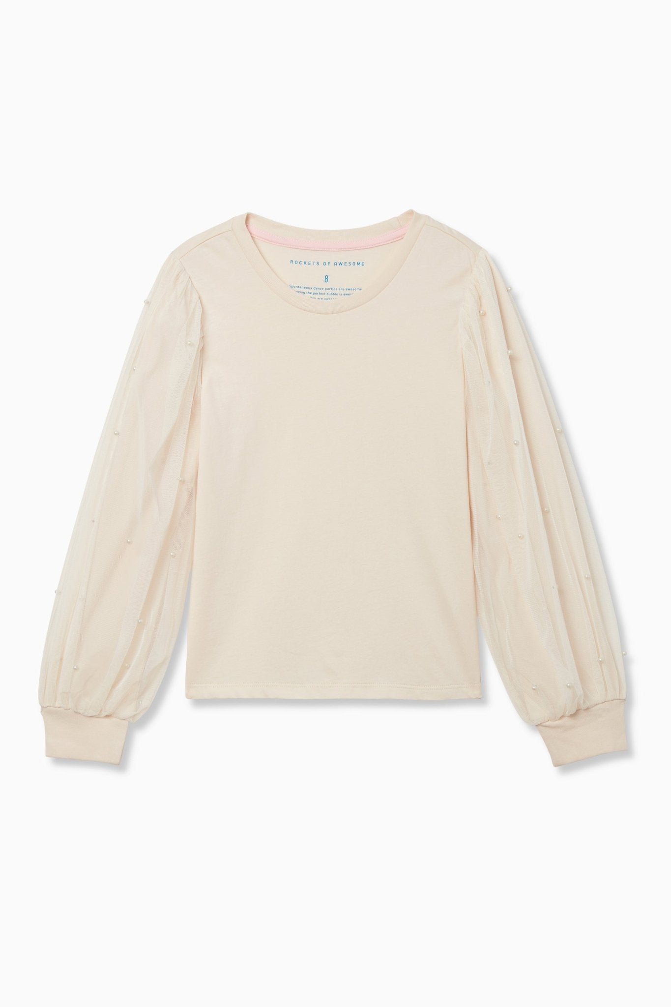 Pearl Tulle Sleeve Top - FINAL SALETOPSRockets of Awesome