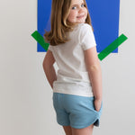 Kids Shorts: Organic Cotton Drawstring Track Shorts1ST001 - Track - ShortRockets of Awesome