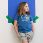 Kids Shorts: Organic Cotton Drawstring Track Shorts1ST001 - Track - ShortRockets of Awesome
