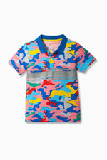 Colorful Camo Polo - FINAL SALETOPSRockets of Awesome