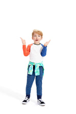 Colorblock Baseball Tee - FINAL SALETOPSRockets of Awesome