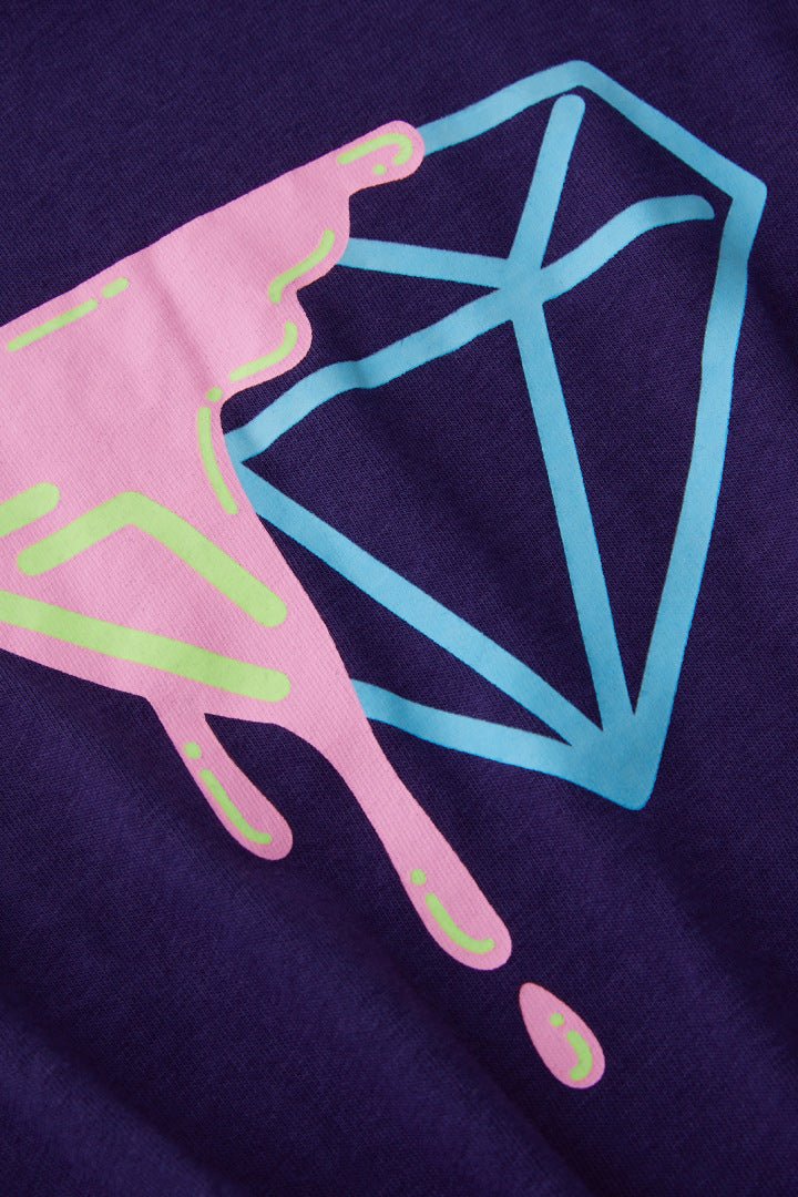 Glow - In - The - Dark Diamond Tie - Front Tee - FINAL SALETOPSRockets of Awesome