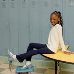Kids Leggings: Organic Cotton Flared Yoga Pants: SolidsBOTTOMSRockets of Awesome