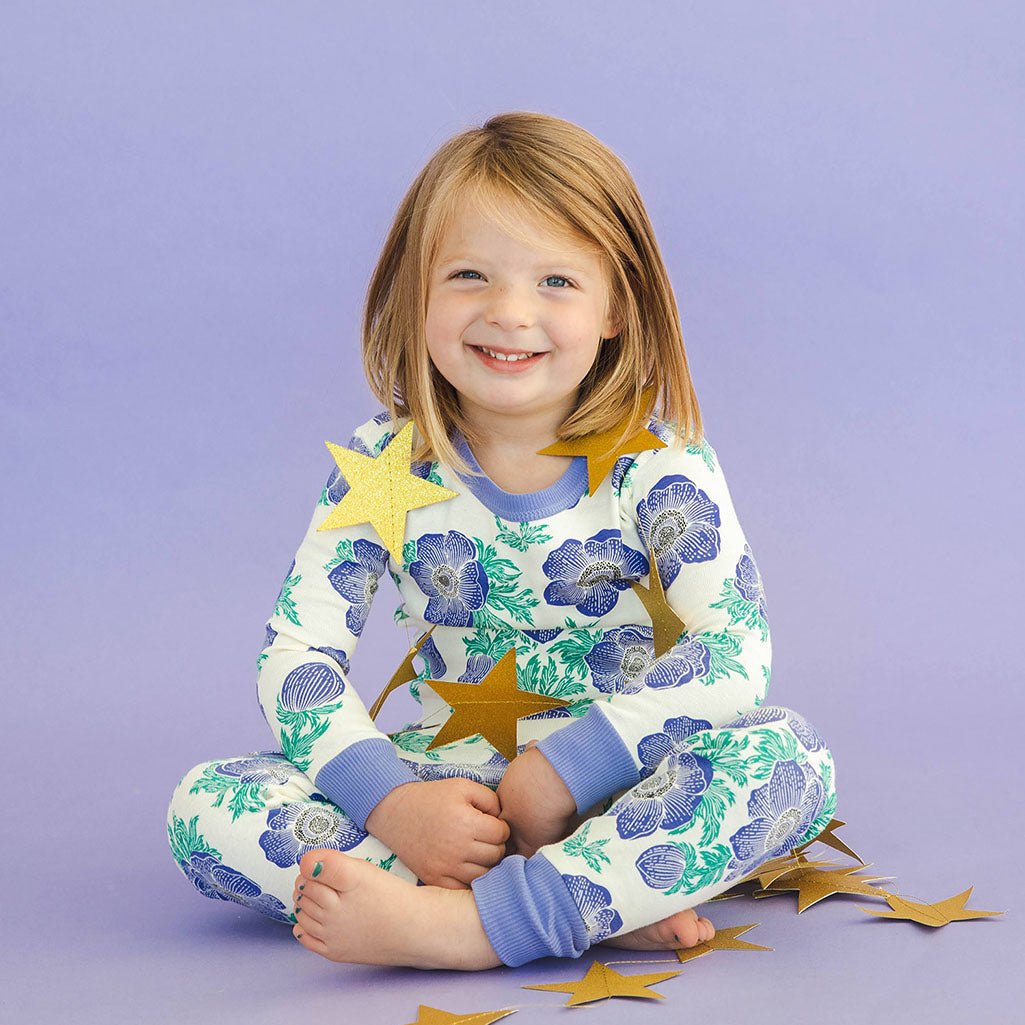 100% Organic Cotton Long Sleeve Pajamas for Kids: Artist Designed Prints1CJ001 - UNISEX_100% Cotton PajamasRockets of Awesome