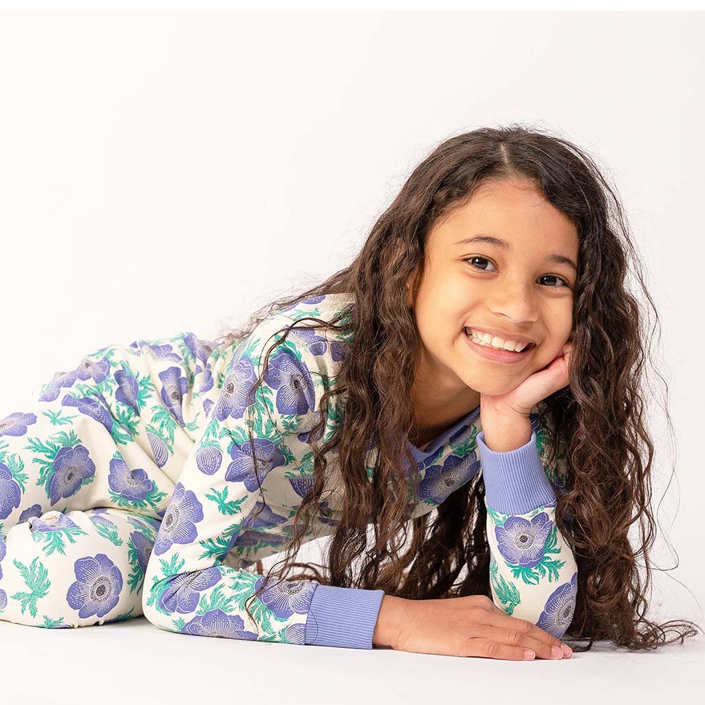 100% Organic Cotton Long Sleeve Pajamas for Kids: Artist Designed Prints1CJ001 - UNISEX_100% Cotton PajamasRockets of Awesome