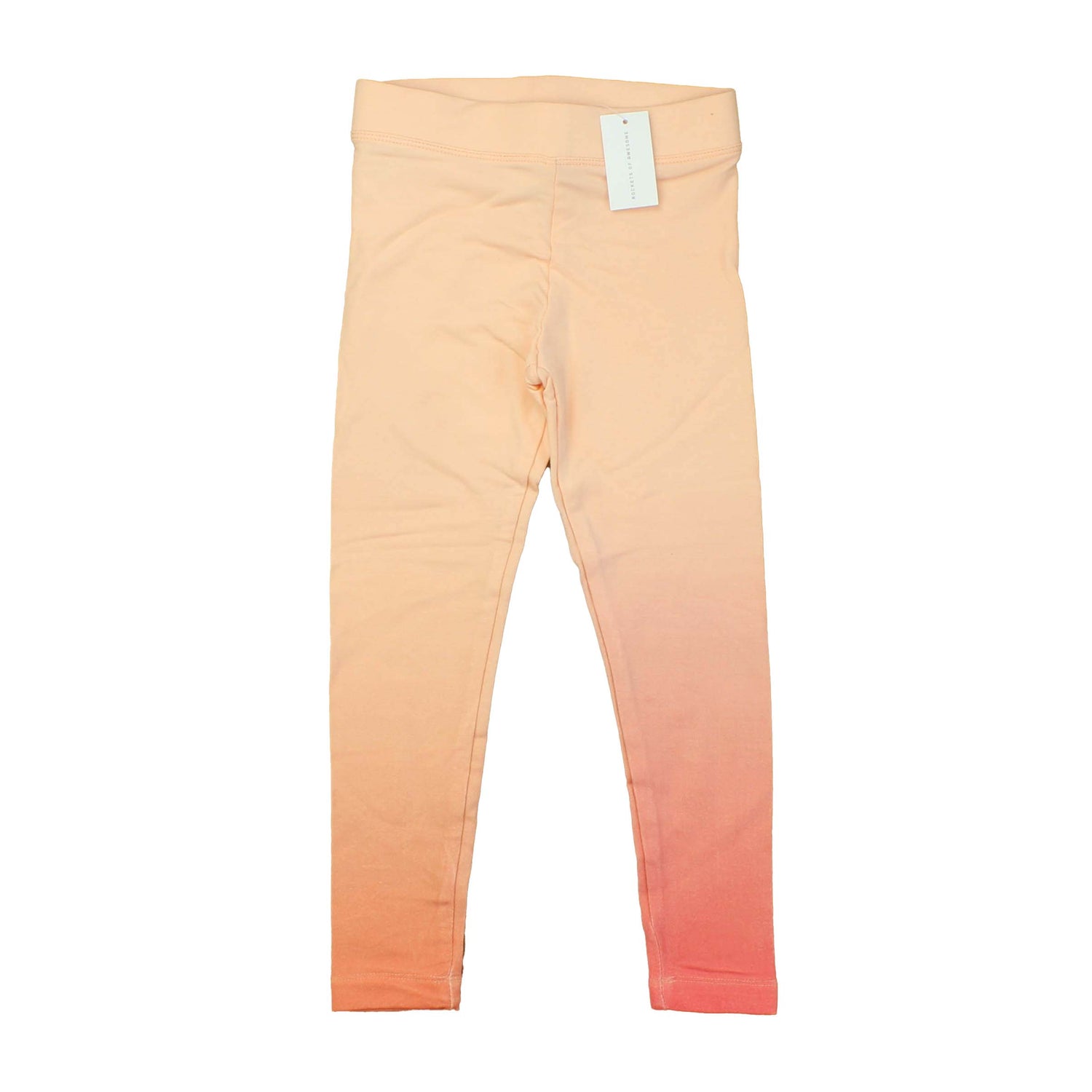 New Without Tags Peach Ombre Leggings size: 6Y-14Y Peach Ombre