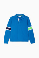 Long Sleeve Stripe PoloTOPSRockets of Awesome