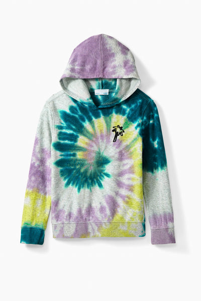 Tie Dye Palm Hoodie