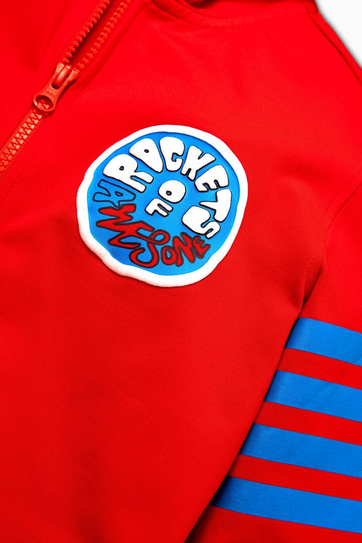 Smiley Zip - Up HoodieTOPSRockets of Awesome