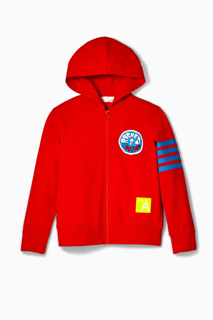 Smiley Zip - Up HoodieTOPSRockets of Awesome