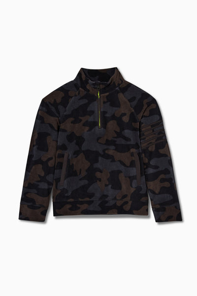 Camo Polar Fleece Half Zip – Rockets of Awesome