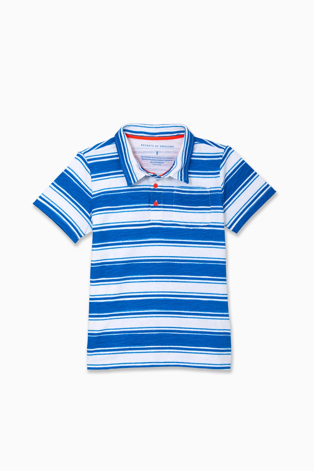 Striped Pocket Polo