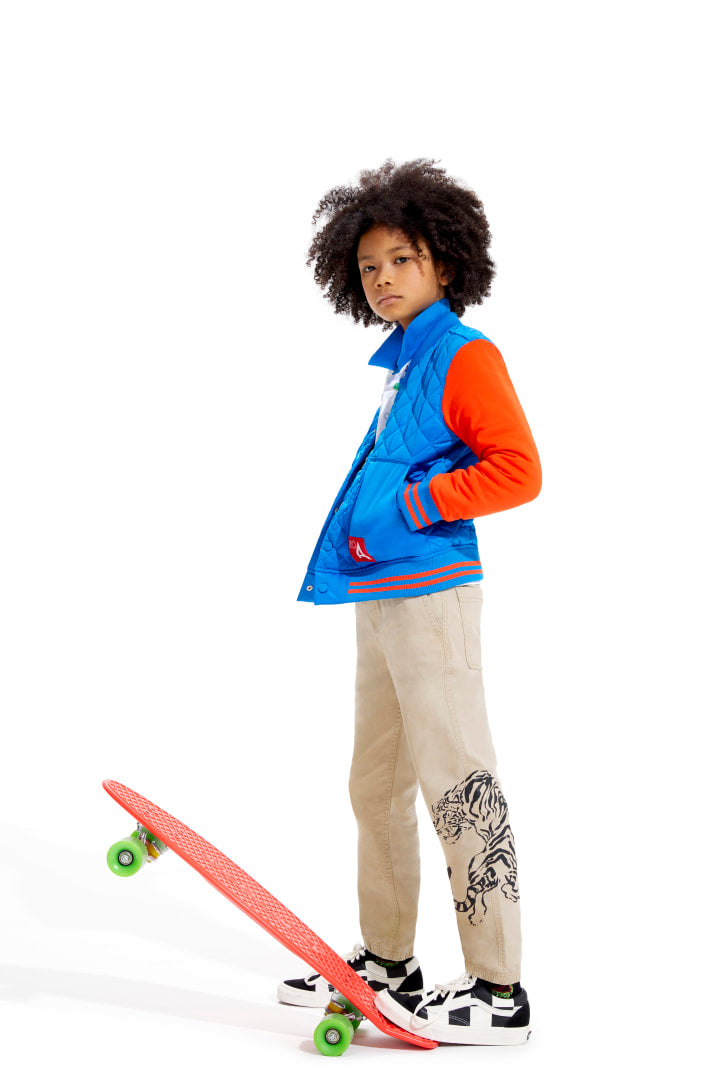 Quilted Baseball Bomber