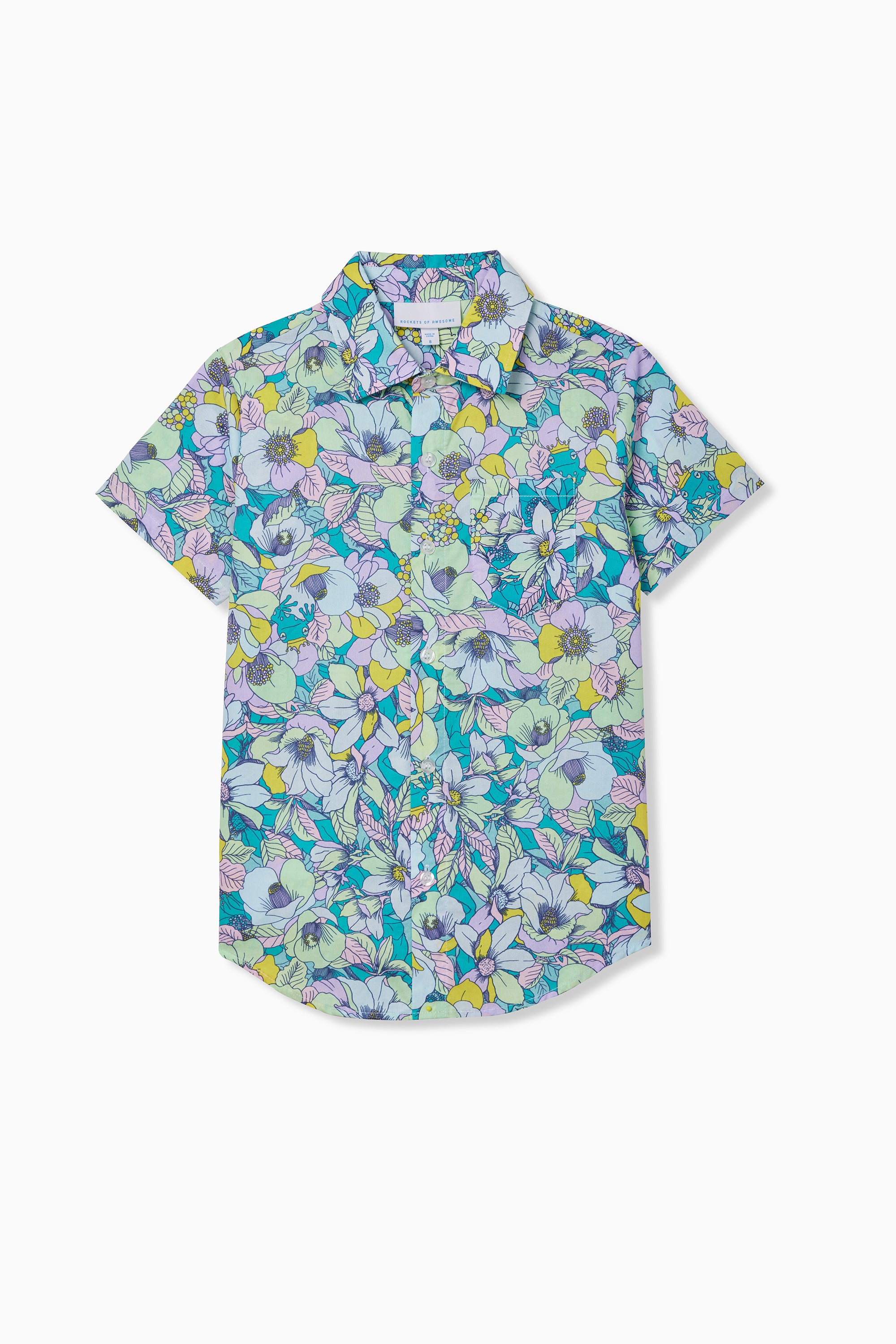 Frog Prince Floral Button Down – Rockets of Awesome