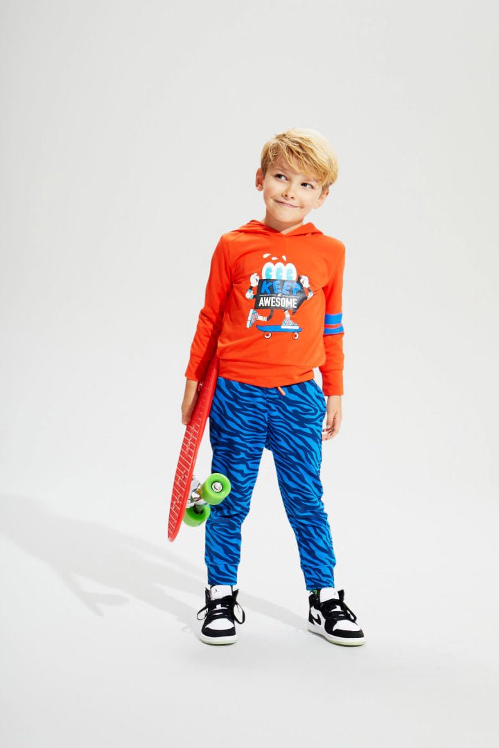 Zebra Joggers – Deep Lake
