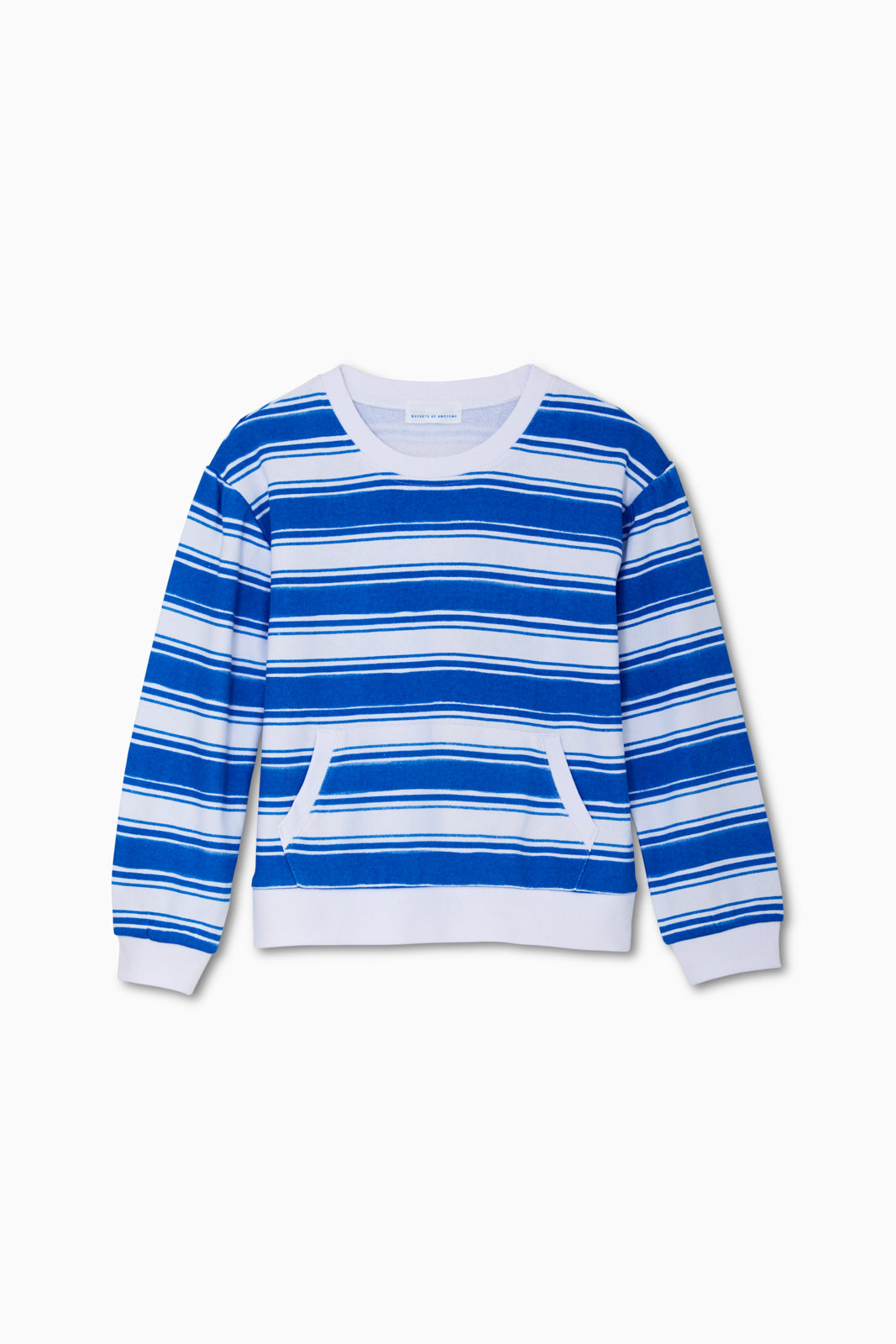 Striped Drop Shoulder Sweatshirt
