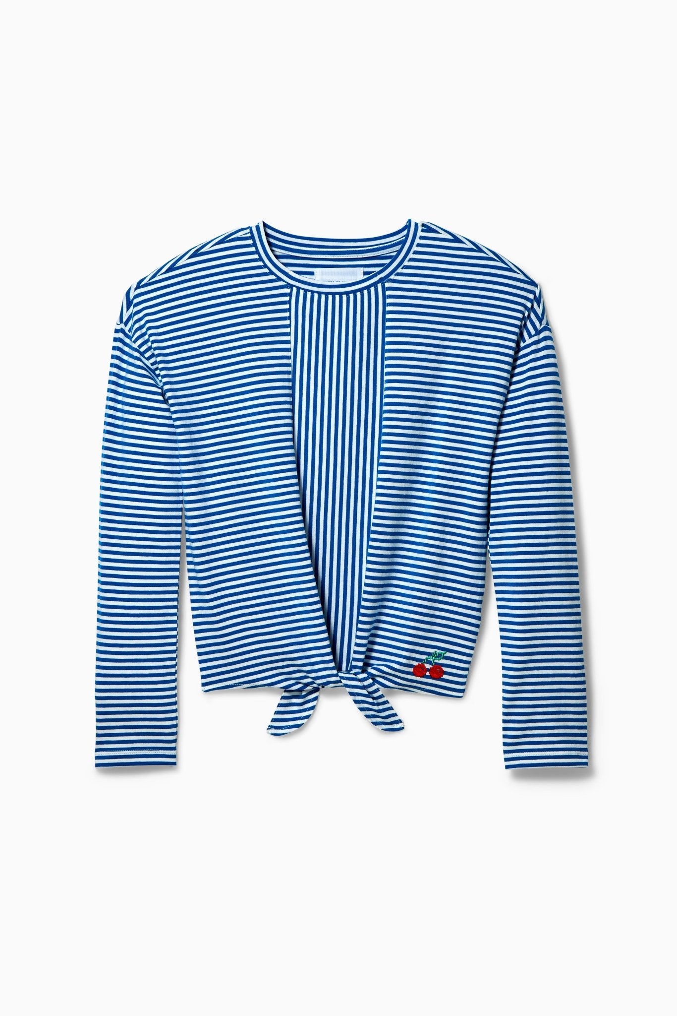 Front Tie Stripe TeeTOPSRockets of Awesome