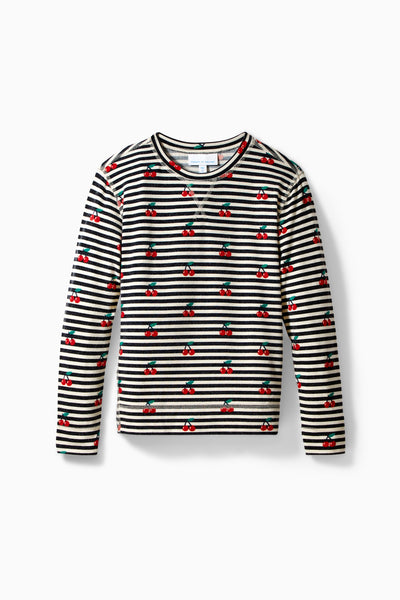 Stripe Cherry Crazysoft Crew