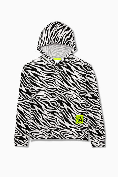 Zebra Hooded Tee