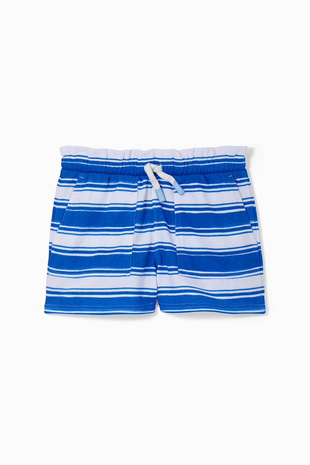 Drawstring Stripe Short