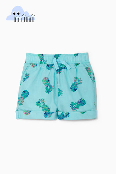 Pineapple Party Woven Cuff Short