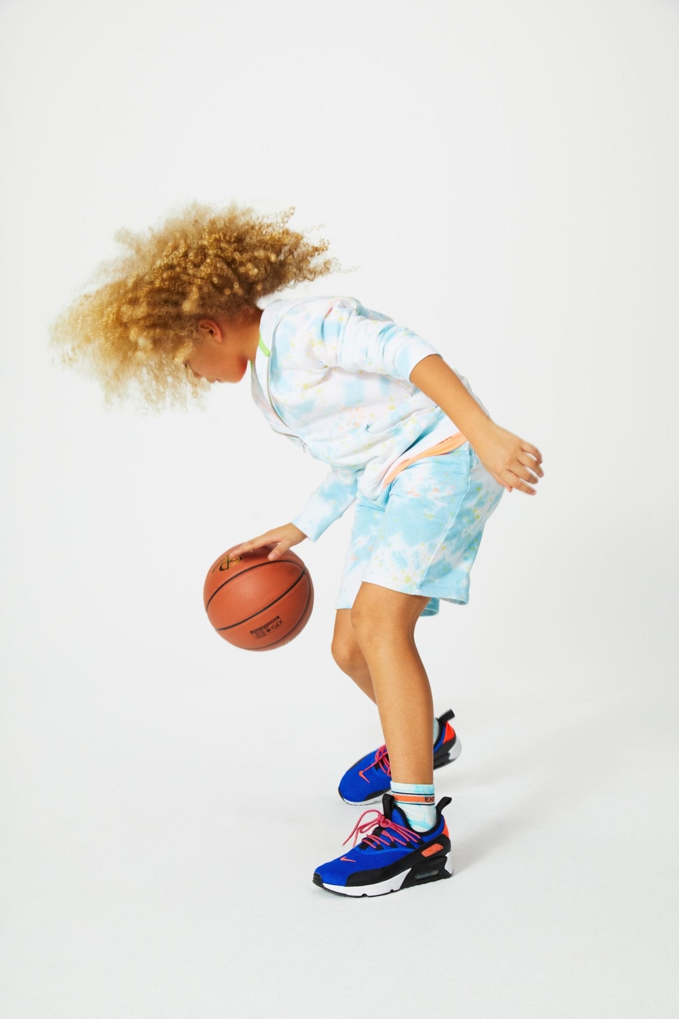 Cloudy Tie Dye Short