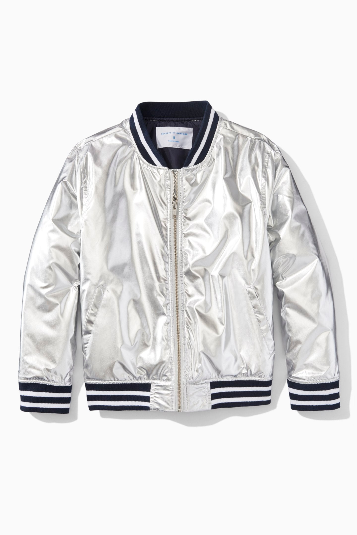 The Silver Bomber Jacket
