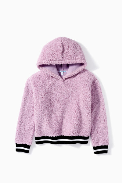 Lilac Sherpa Hoodie