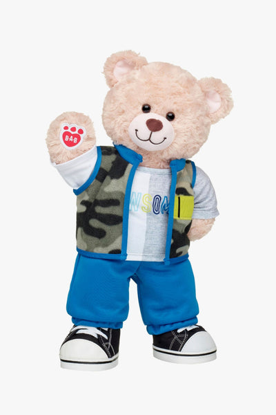 Build-A-Bear Bear & Vest Jogger Set