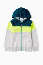 Colorblock Full Zip SweatshirtTOPSRockets of Awesome