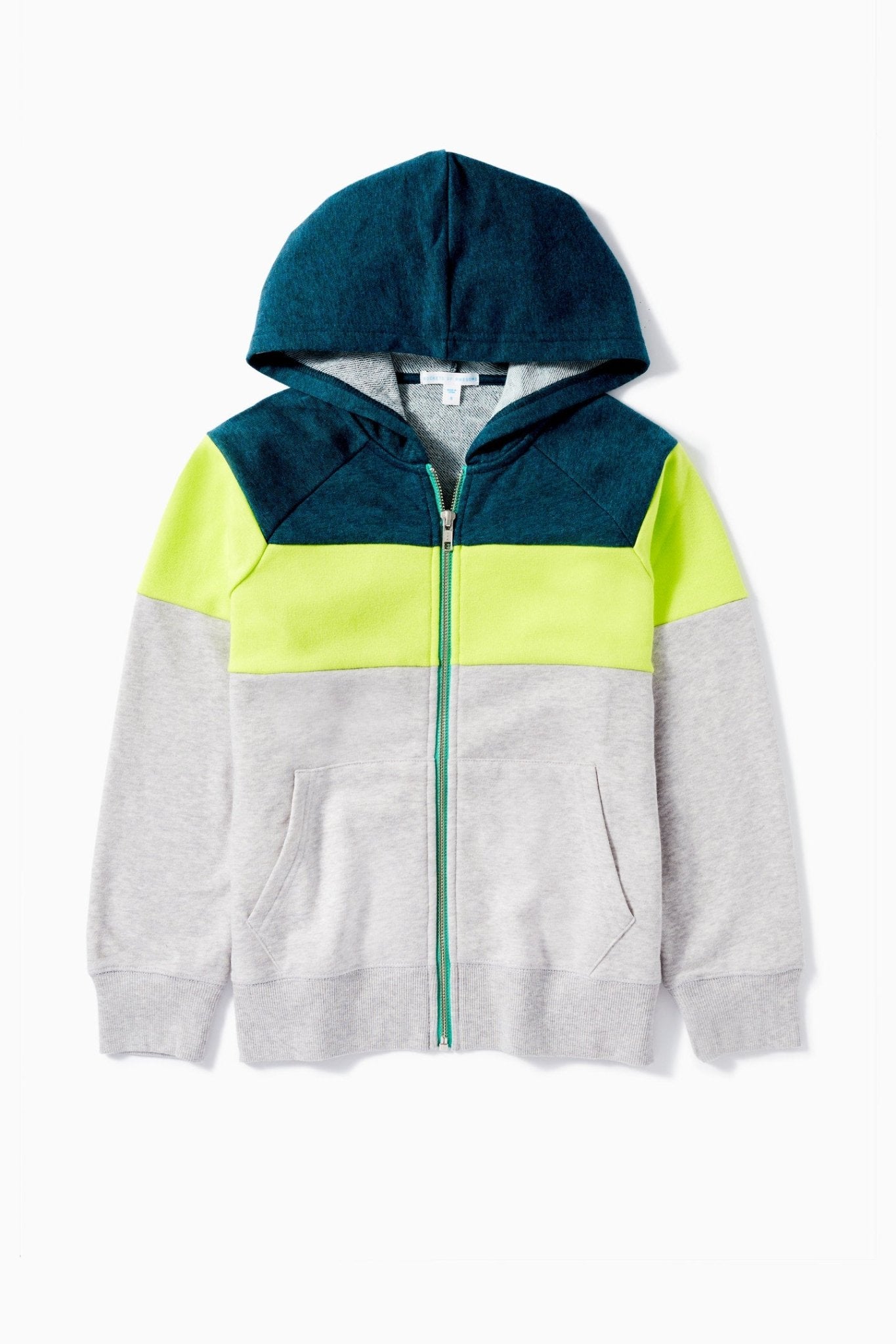 Colorblock Full Zip Sweatshirt